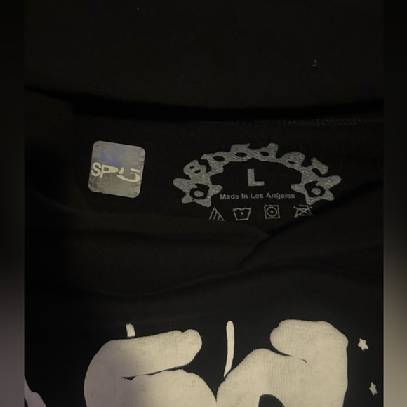 Black Spider Graphic Hoodie - Picture 2 of 2